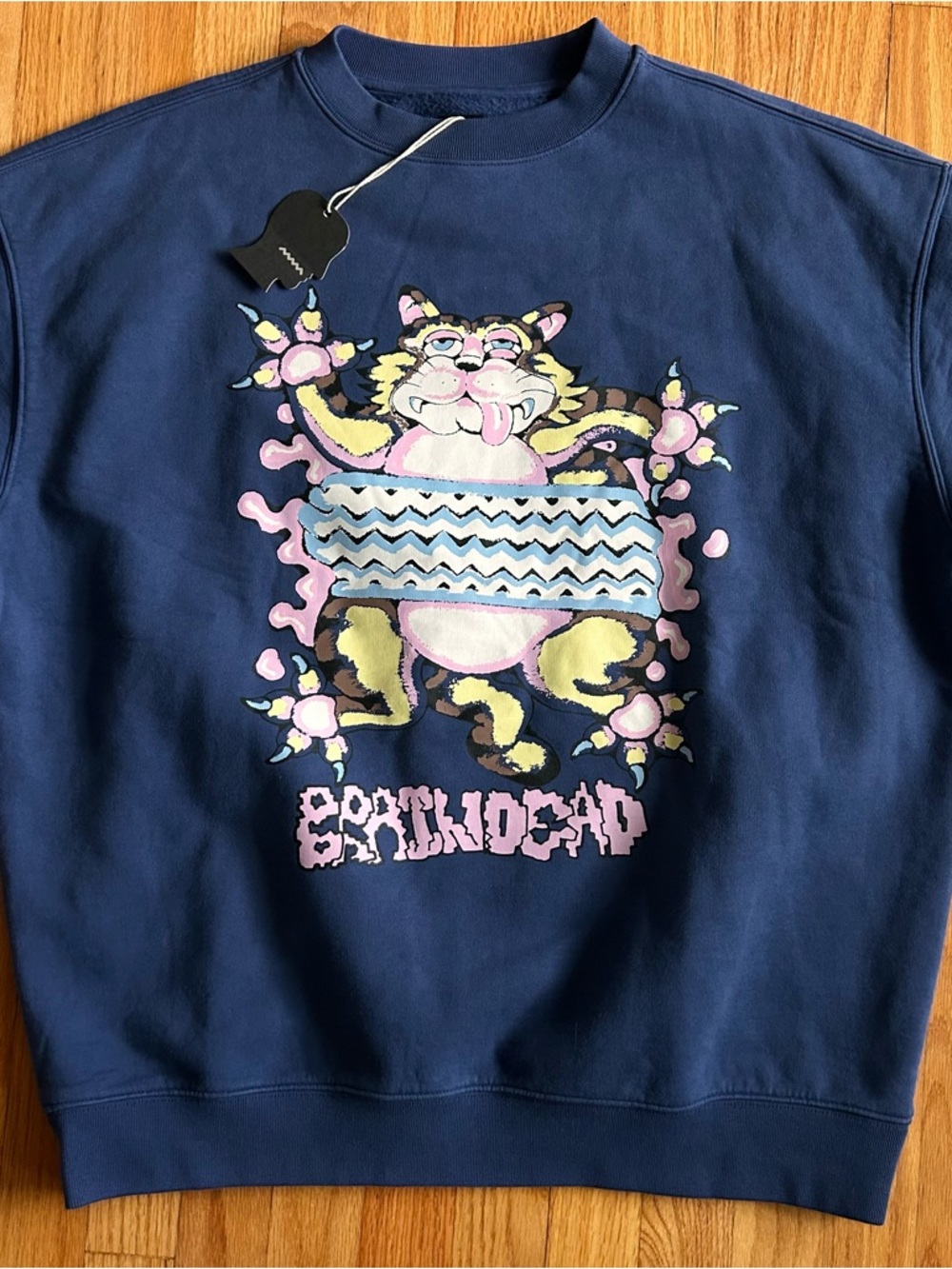 Braindead Crewneck Sweater - NTW - Size Large